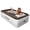 Brown, variant on Divon Twin Air Mattress with Built-In Pump, 18-Inch Elevated Inflatable Air Bed, Quick Inflation and Deflation, Portable Blow-Up Bed for Guests, Home and Travel, Gray