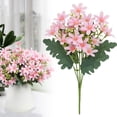 thumbnail image 2 of Small Artificial Daisy Flowers Bouquet Faux Silk Tiny Daisy Flowers for Home Garden Table Centerpiece Vase Decor, 1Pc, Multicolor, Fake Daisy Flowers for Indoor Outdoor Wedding(Pink,13.7x2"), 2 of 9