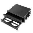 thumbnail image 2 of 3X Voiture Auto Simple Radio Din de Poche, Porte-Gobelet Universel Radio Cd Boîte de Rangement Noir, 2 of 8
