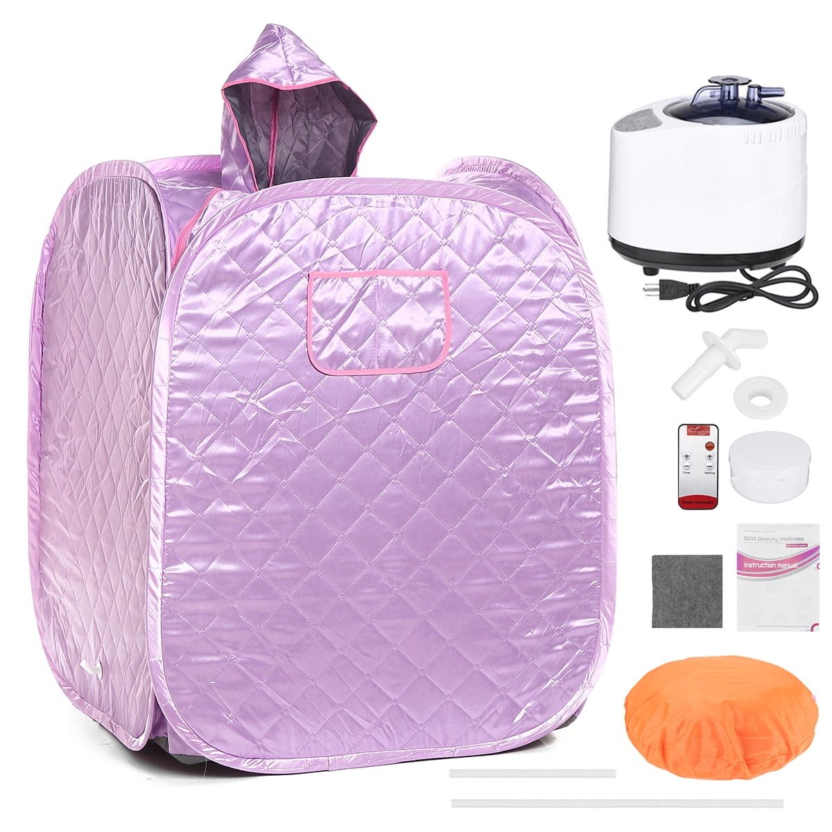 Portable Sauna Room 2.2L Sauna Sweat Steamer with 9 Levels Adjustable