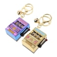 thumbnail image 1 of MOVTOTOP Assorted Color Slot Machine Keychain for Hanging Keys Plastic and Metal Mini Toy Fits Pocket 2pcs, 1 of 8