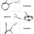 thumbnail image 2 of EcoNesxp 4 Pcs Boucle Anneau Clips de Ressort pour Barre en Acier Inoxydable Clips D\'entraînement Physique Haltère 4 Pcs, 2 of 5
