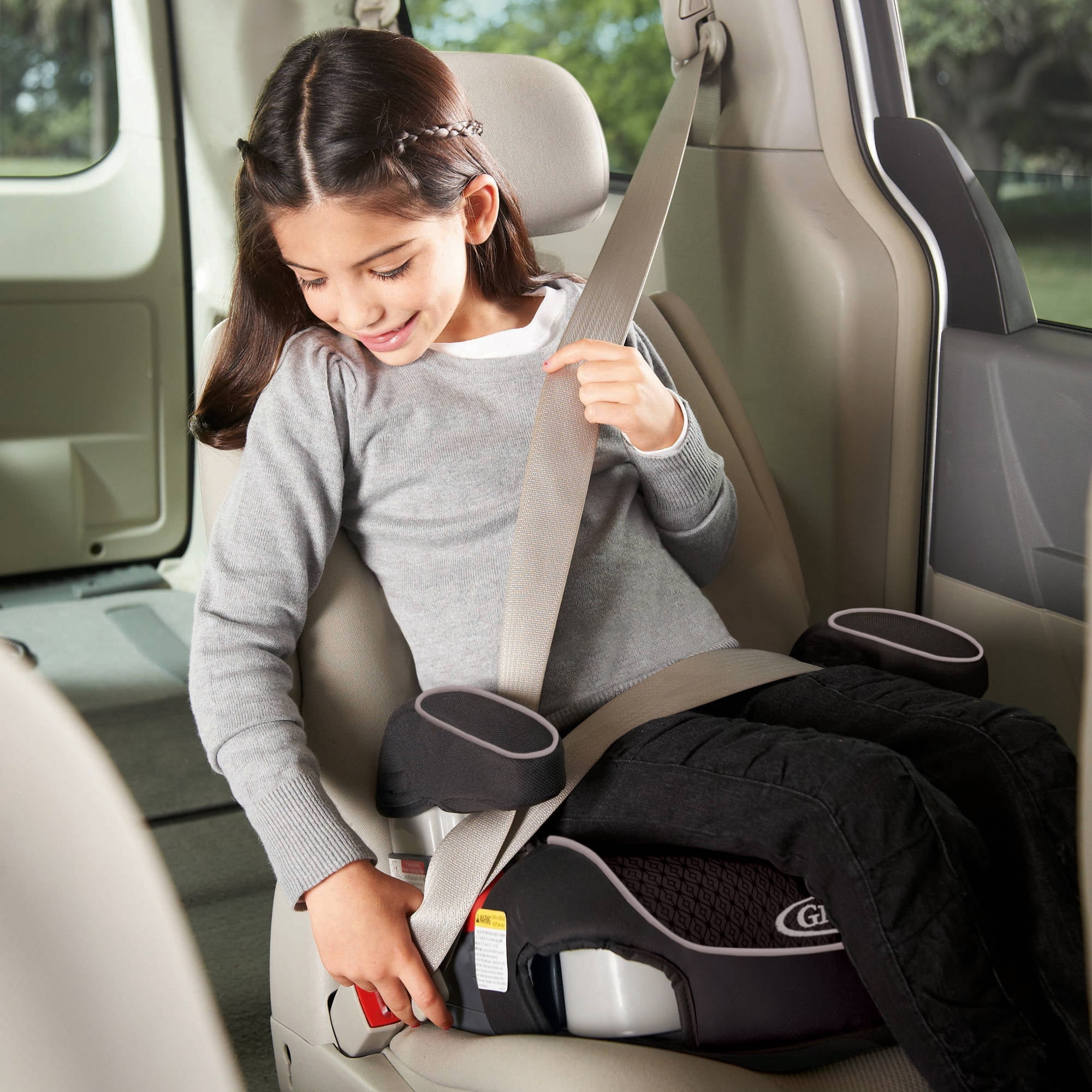 Graco TurboBooster Backless Booster Car Seat, Galaxy