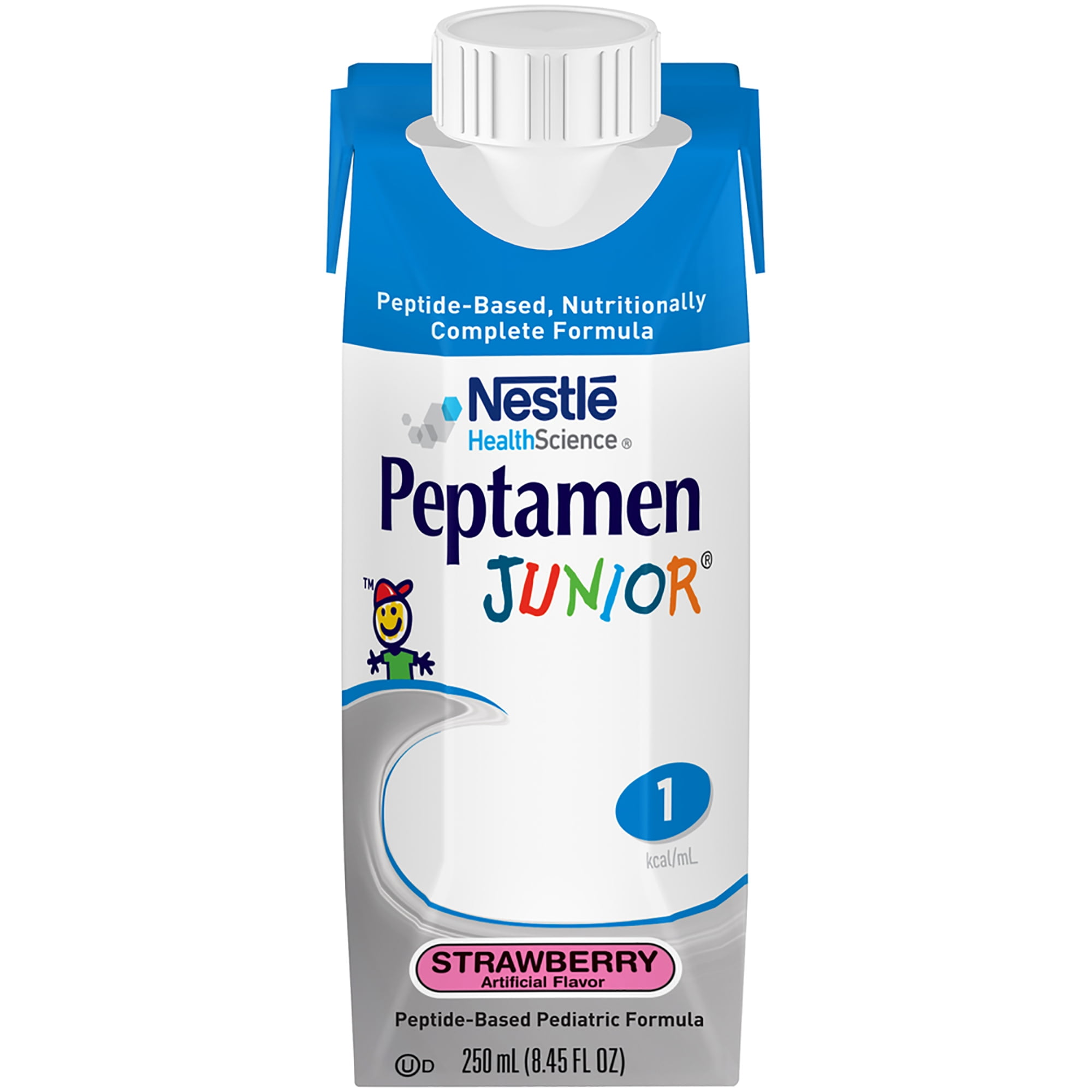 Nestle Peptamen Jr. Peptide-Based Complete Nutrition Strawberry 8.45 oz
