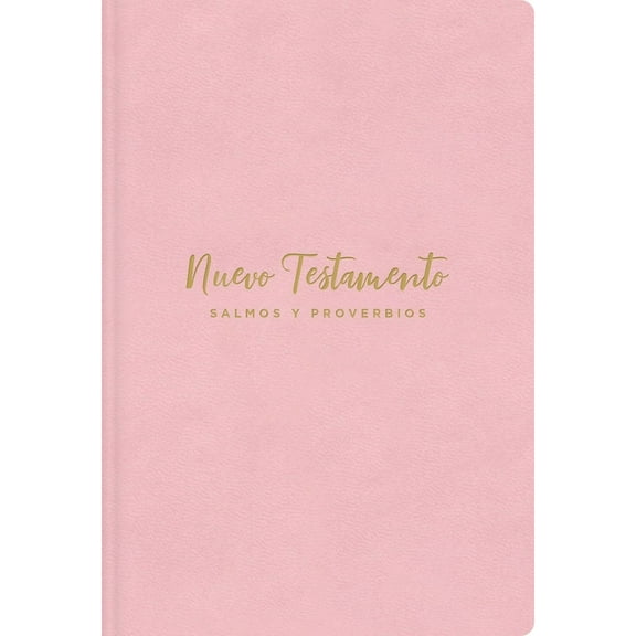 Nvi, Nuevo Testamento de Bolsillo, Con Salmos Y Proverbios, Revisión 2022, Leathersoft, Rosado, Niñas, (Hardcover)