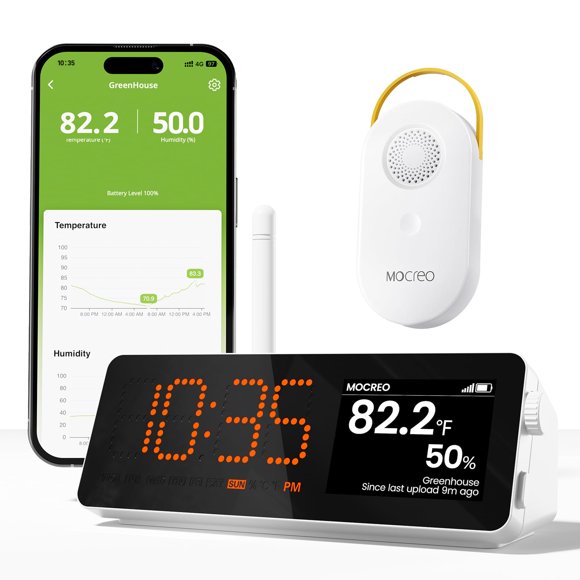 Termómetro higrómetro WiFi para interiores MOCREO H5Pro-LS3s