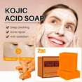 Facial Kojic Acid Soap Turmeric Bar Antiacne, Dark Spot Corrector