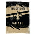 thumbnail image 2 of New Orleans Saints Slanted Stripe 4-Piece Twin Bed Set, 2 of 3