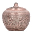 thumbnail image 2 of Vintage Metal Containers for Tea, Retro Alloy Tea Bag Canister, Decorative Loose Tea Storage Container Multipurpose Tea Jar Kitchen Canisters for Countertop Cabinet, 2 of 7
