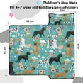 thumbnail image 5 of Dog Pattern with Pioneer Flower Background Toddler Nap Mats for Kids Preschool,Sleeping Mat Bag or Kids,Toddler Sleeping Bag,Toddler Nap Mat or Daycare, 5 of 6