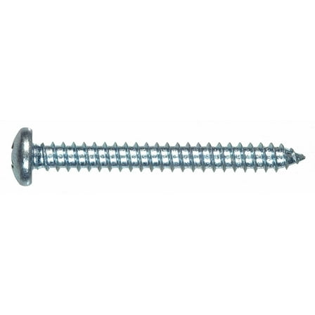 Hillman 6 in. x 1 in. L Phillips Pan Head Zinc-Plated Steel Sheet Metal Screws 100 1 pk