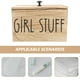 thumbnail image 2 of GOOHOCHY Organizador de toallas sanitarias de madera rústica con tapa, caja de almacenamiento de productos femeninos, organizador de accesorios de baño, soporte para toallas de algodón para baño, 2 of 8