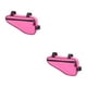 thumbnail image 2 of Wosthever Bolsa de tubo delantero para bicicletas de montaña, bolsa de gran capacidad colgante antiarañazos para bicicleta de carretera, Rosado 2piezas, 2 of 6
