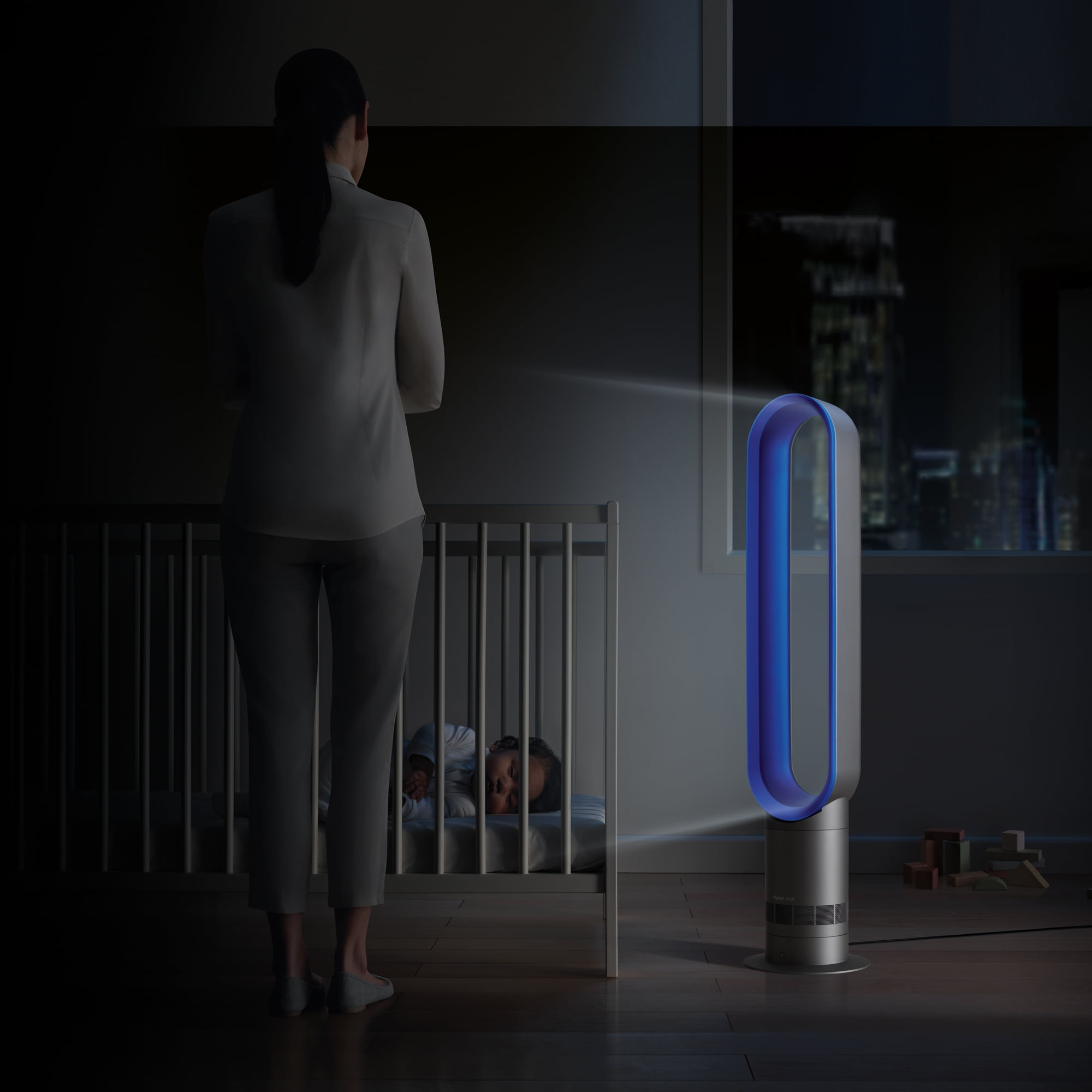 Dyson Cool™ Tower Fan AM07 | Iron/Blue | New - Walmart.com