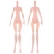 thumbnail image 1 of 2x Muñecas Girl - Partes Del Cuerpo Femenino Desnudo Articudas con Bos Móviles para Muñecas Sin Cabeza - Cumpl Zulema Cuerpo de muñeca desnuda, 1 of 5