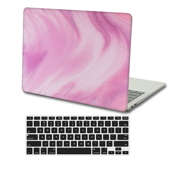 Hard Shell Case for 2018 - 2021 MacBook Air 13 inch + Black Keyboard Cover Model: A1932/A2179/A2337 m1 (Flower 0659)