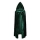 thumbnail image 4 of Disfraz de capa para fiesta de Halloween, disfraz de cosplay para adultos y niños, disfraz de muerte, capa negra con capucha, juego de rol de bruja y diablo aterrador, 4 of 4