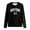 Black, variant on Telankuip Vintage New York Empire State Nyc Long Sleeve T-Shirts Loose Fit Fashion Letter Print Crewneck Pullover Tops Solid Color Soft Lightweight Fall Going out Tops Thin Sports Tees Light Blue XL