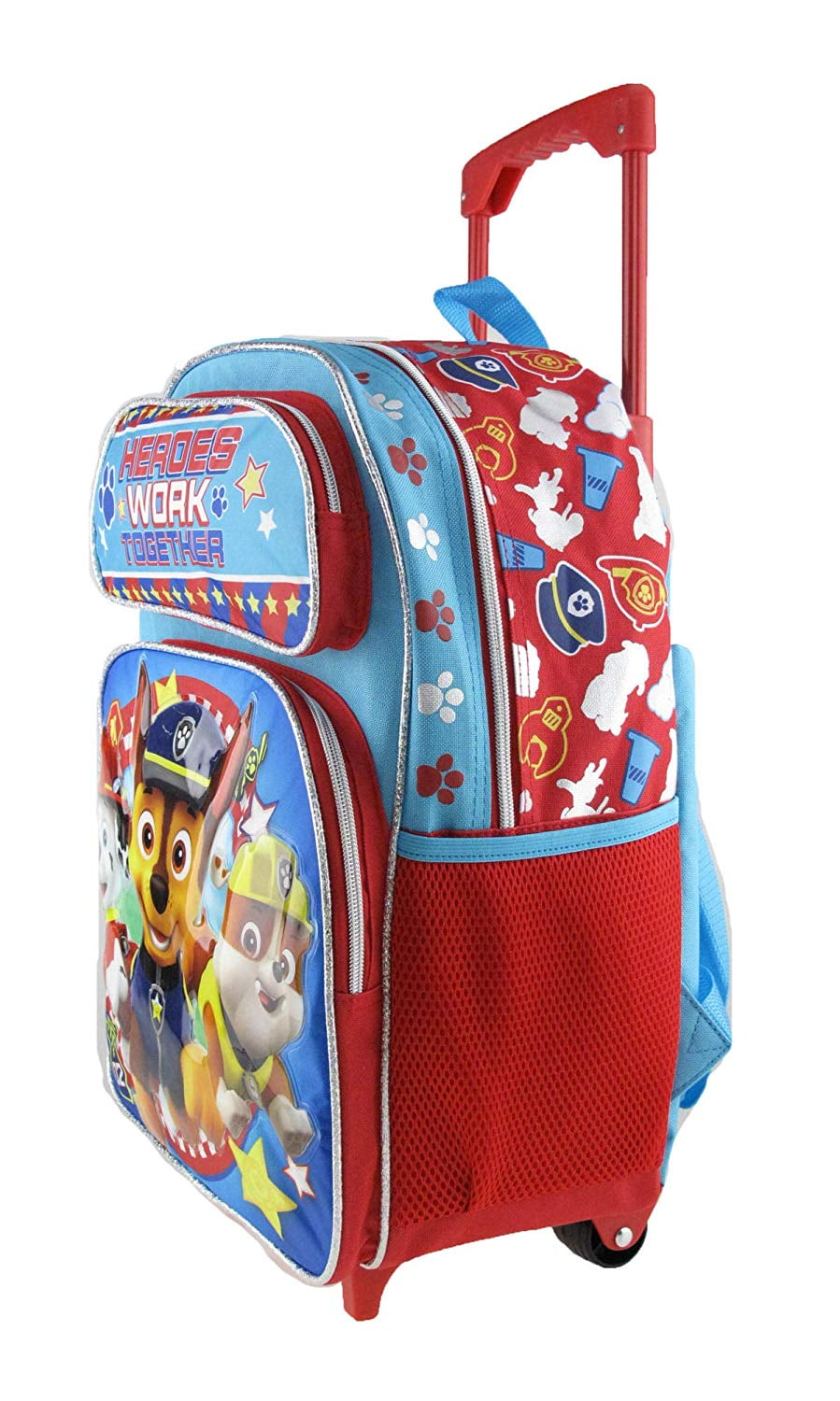 Large Rolling Backpack - Paw Patrol - Heroes Work Together New 004682