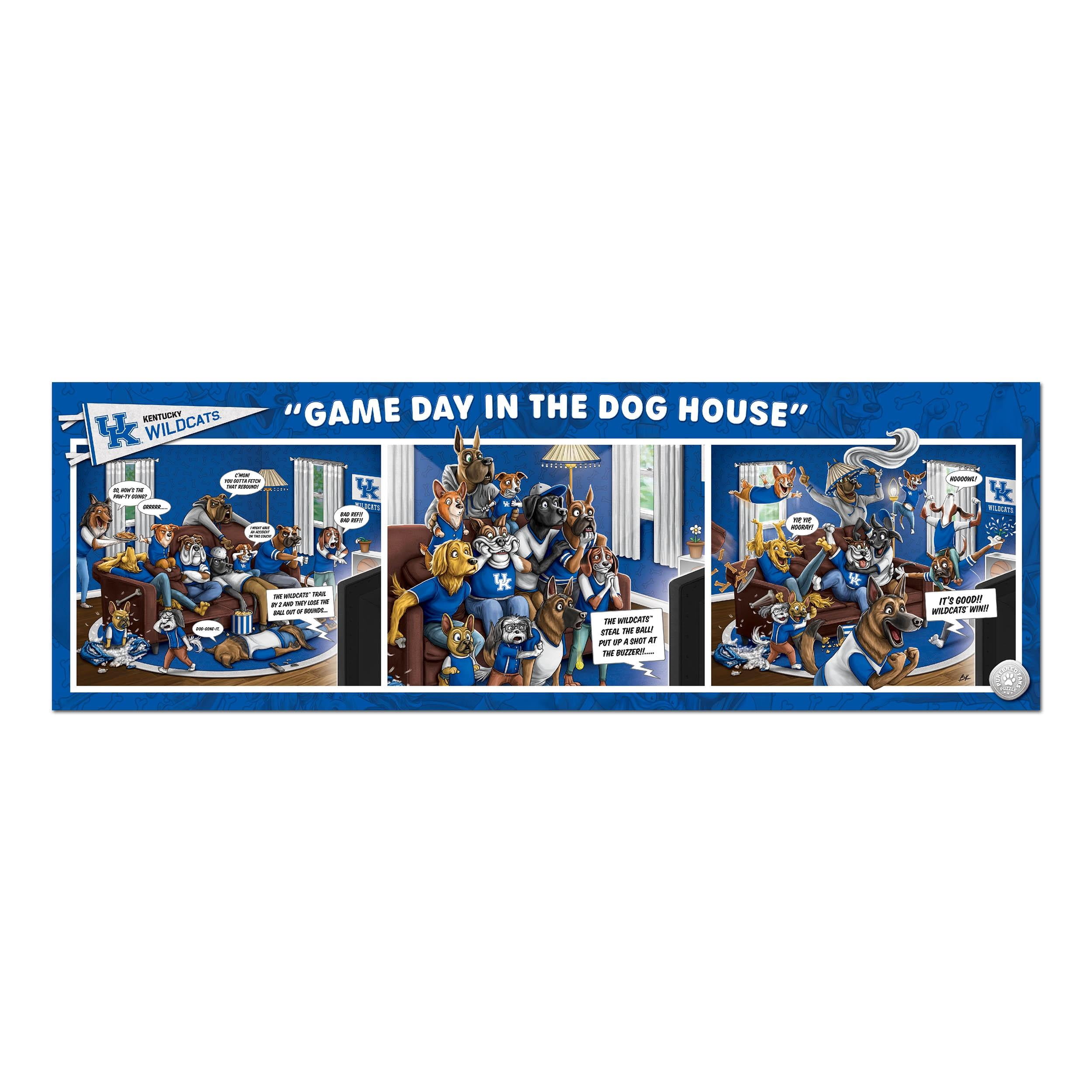 YouTheFan NCAA Kentucky Wildcats Purebred Fans Gameday in the Dog House 1000PC Puzzle