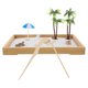 thumbnail image 3 of Mini Beach Accessories Set Zen Garden Kit Home Decoration 28X19X2.8CM Assorted Color Decorative 1 Set, 3 of 5
