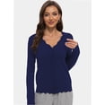 thumbnail image 3 of Women's Cropped Cardigans Long Sleeve Button Down Lightweight Cardigan Sweaters, 3 of 6