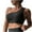 Black, variant on Darzheoy Sports Bras for Women Yoga Solid Sleeveless Cold Shoulder Casual Tanks Blouse Tops Intimates Womens Bra 36