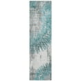 thumbnail image 2 of Addison Rugs Chantille Indoor/Outdoor Transitional Abstract Teal Washable Runner Rug, 2'3" x 7'6", 2 of 6
