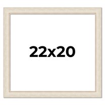 22x20 Frame White Real Wood Picture Frame Width 1.75 inches | Interior Frame Depth 0.5 inches |