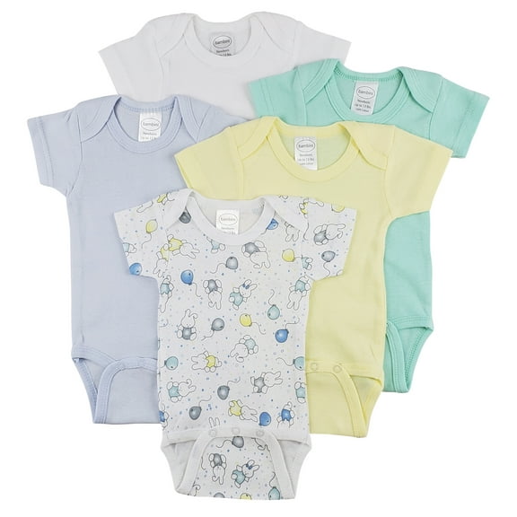 Bambini Short Sleeve One Piece 5 Pack