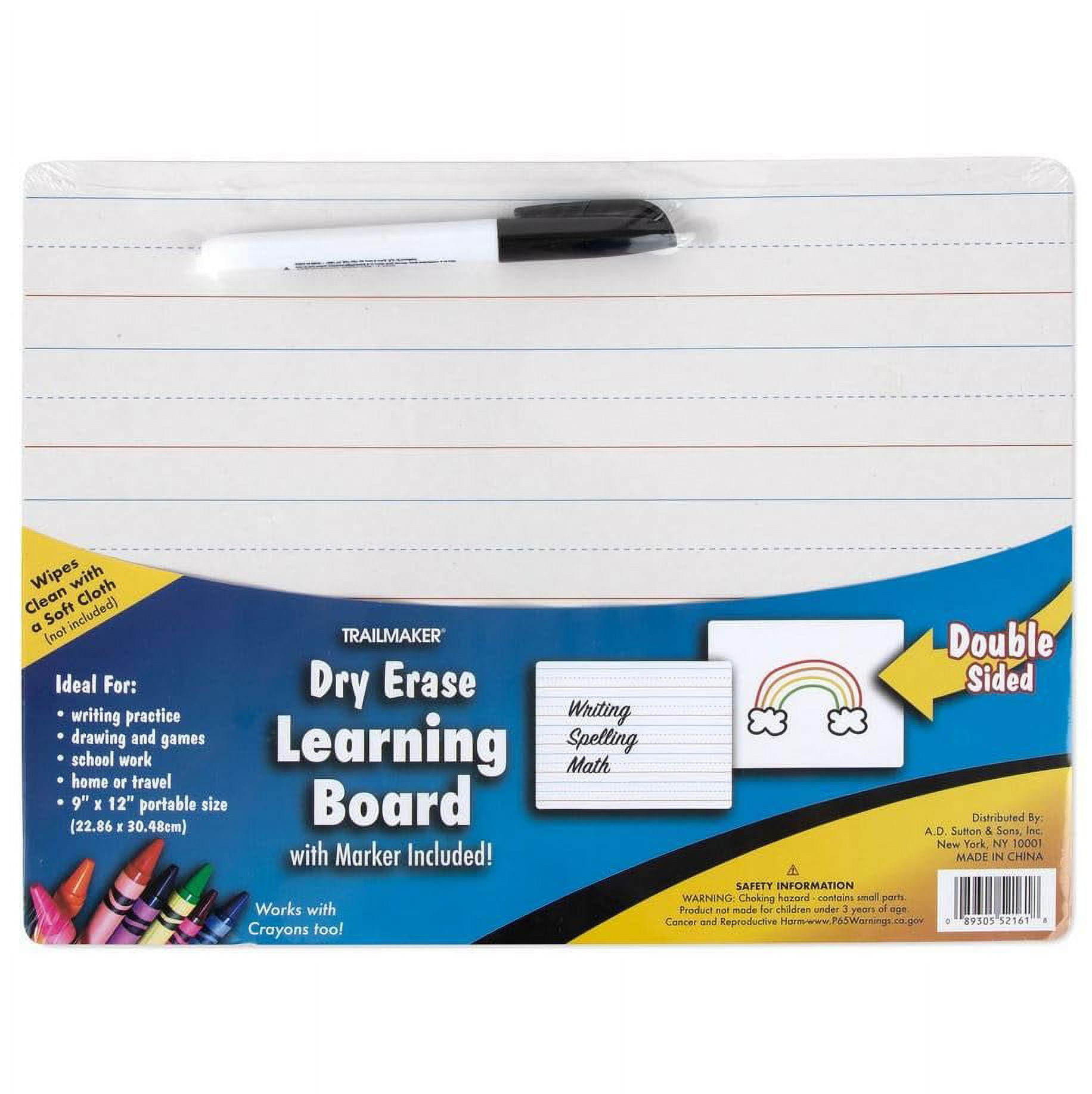 100 Pack of Bulk Wholesale 9"x12" Lined Dry Erase Boards for School, Office, Classroom, Students and Teachers - 100 Count of 9"x12" Lined Dry Erase Boards