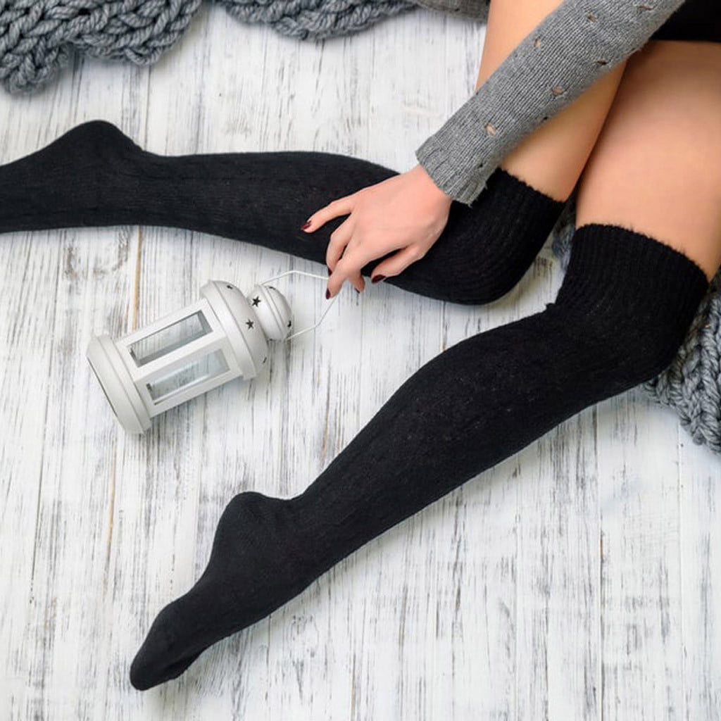 Socks Women Socks Stockings Warm Thigh High Over The Knee Socks Long Cotton Stockings