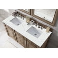 thumbnail image 3 of James Martin Furniture  60 in. Bristol Double Vanity with 3 cm Ethereal Noctis Quartz Top, Vintage Vanilla, 3 of 7
