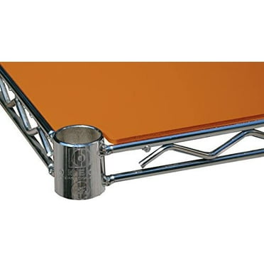 2 Pack of 14" Deep x 42" Wide Orange Shelf Liner