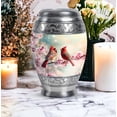 thumbnail image 3 of Cardinal Bird Urns for Ashes Adult Man, Dad - Cremation Burial Urns - Funeral Urn with Secure Lid - Blue Urn for Ashes Mom10inch, Large - 1Pcs, 3 of 6
