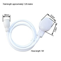 AFQH Pet Faucet Shower Sprinkler Hose Multifunctional Wash Head Shower 1.3m Sink Wash Extender Bathroom Bath Cleaning Supplies