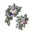 thumbnail image 1 of 2x Wedding Arch Flowers Sunflowers Decor Rustic for Backdrop Door Party white purple, 1 of 8