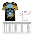 thumbnail image 2 of Skull T Shirts Basic T-Shirt Short Sleeve Ladies Tee Shirt Summer Graphic Clothing, 2 of 5