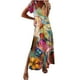 thumbnail image 1 of Vestido suelto de manga corta con cuello en V informal de verano para mujer a la moda Fridja  bnh2630, 1 of 8