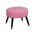 thumbnail image 3 of Allora Tabouret Pouf du Milieu du Siècle en Rose, 3 of 3