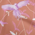 thumbnail image 1 of oneOone Viscose Chiffon Dark Rose Brown Fabric Tropical Parrot With Leaves Sewing Material Print Fabric By The Yard 42 Inch Wide, 1 of 4