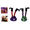 All, variant on Halloween Witch Legs Decoration - Inverted Elf Props for Haunted House - Bendable Faux Witch Legs for Doorway Garden - Purple or Green (Purple)