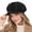 Black—Hats, variant on Cable Knit Beanie for Men Women Newsboy Cap Slouchy Visor Beanie Fleece Lined Warm Winter Hat for Cold Weather Ski Gray Free Size