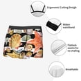 thumbnail image 3 of Picia Sea Shell Pattern Men’s Boxer Briefs – Soft & Breathable Underwear, Stretchy & Comfortable Fit, Supportive Pouch Design, Moisture-Wicking-XX-Large, 3 of 5