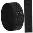 thumbnail image 6 of IDEANATEGRATE Elastic Gripper Band 1 Roll for Clothing Bed Sheets Craft Items Flat Wide Black with High Elasticity, 6 of 8