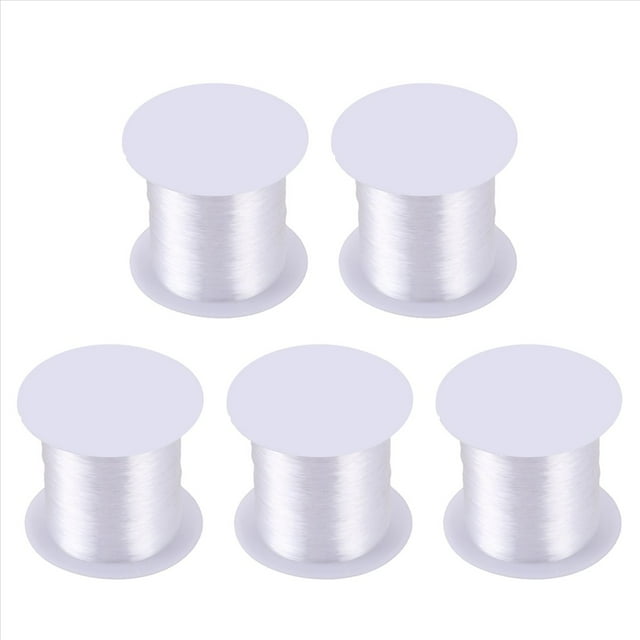 5X Hilo de Cuentas 0.3mm Diametro de Pesca de Nylon Carrete 17 Libras