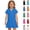 Blue, variant on YOUYEDIAN Girls Polo Shirt Dress Size 8-9 Kids Summer Casual Short Sleeve School Uniform Toddler Golf Collared Outfits Athletic T Shirt Dress (Red)