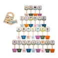 thumbnail image 2 of Juego de construcción de bloques de madera con flores, ortografía, reconocimiento de , letras del alfabeto para niños pequeños, juguetes de, 2 of 8