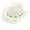 White, variant on Women Men Summer Western Cowboy Hat Shapeable Straw Hat Hollowed Out Sun Hat Sun Hats One Size