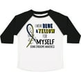 thumbnail image 3 of Inktastic I Wear Blue and Yellow for Myself Down Syndrome Awareness Boys or Girls Toddler T-Shirt, 3 of 5